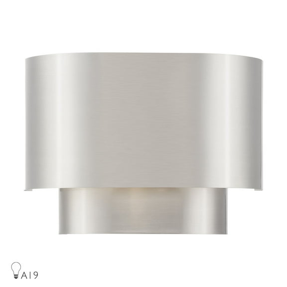 Livex Lighting - Springview - 1 Light ADA Wall Sconce-8 Inches Tall and 11