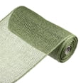 thumbnail image 1 of Unique Bargains PP Burlap Mesh 10' x 10 Yards Decorative Wrapping Ribbon, Dark Green 1 Roll, 1 of 5