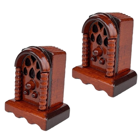 Victorian-Style Miniature Radio forLiving Room Display & Enthusiast Collectible Scenes