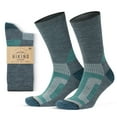 thumbnail image 6 of GoWith Merino Wool Cushioned Hiking Crew Socks | Lightweight Walking Socks | 2 Pairs | Model: 3592, 6 of 22