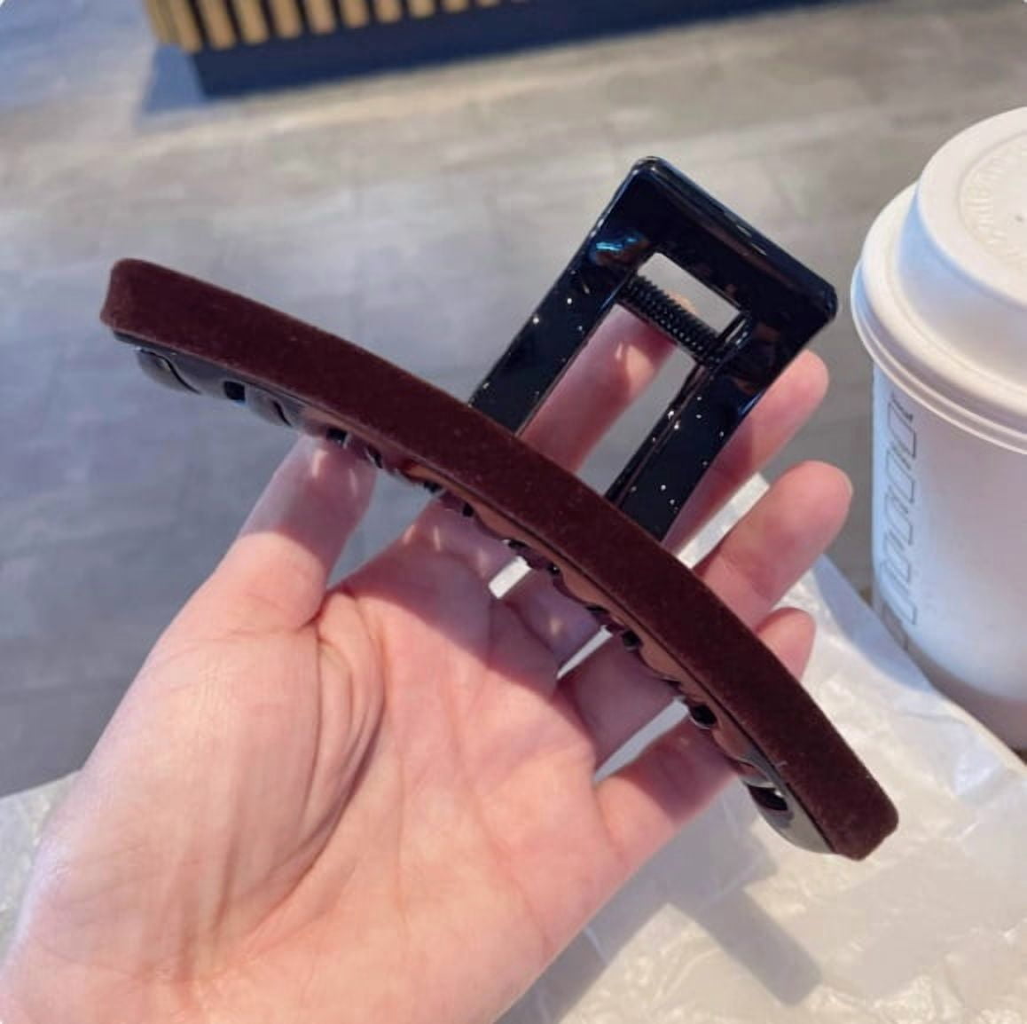 Large Shark Clip for Thick Hair - Strong Grip Hair Claw for Everyday Use