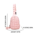 thumbnail image 2 of Bolso acolchado para el pecho para mujer bolso de cintura con nube bolso cruzado acolchado bolso Hobo suave, 2 of 9