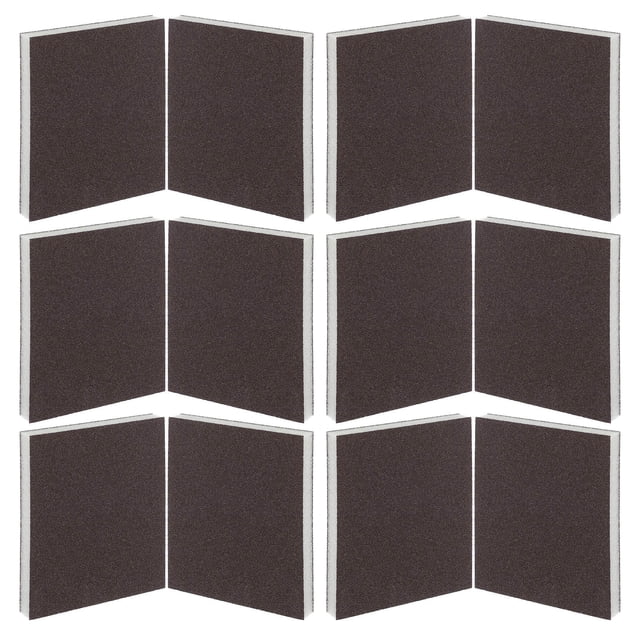 CRAFTHROU 20Pcs Sponge Sand Block Set for Polishing and Grinding 4.7x3.9x0.5in