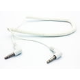 thumbnail image 5 of White Coiled Aux Cable Car Stereo Wire Compatible With BLU Studio X8 HD, S1, R1 Plus, Pure View, Life One X3, Grand M - CAT S48c S41 - Coolpad REVVL Plus, Illumina, Defiant, Canvas, 5 of 7