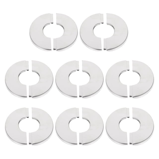 Hytrove 8Ud Placas Decorativas De Inoxidable Para Embellecer Y Proteger Tuberías En Pared
