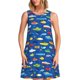 thumbnail image 1 of Balery Submarines And Whales Vestidos de verano para mujer con estampado: vestido holgado sin mangas, vestido playero informal y cómodo para días calurosos., 1 of 7