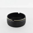thumbnail image 3 of 1pices Black Ashtray With Lidoutdoor Smokeless Ashtray With Cover Ashtray Set Outdoor Terrace Metal Cigarette Butt Container Brass Odorless Deodo, 3 of 5