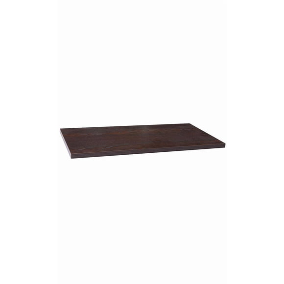 SSWBasics Faux Dark Walnut Shelf (Melamine) - 12" D x 24" L