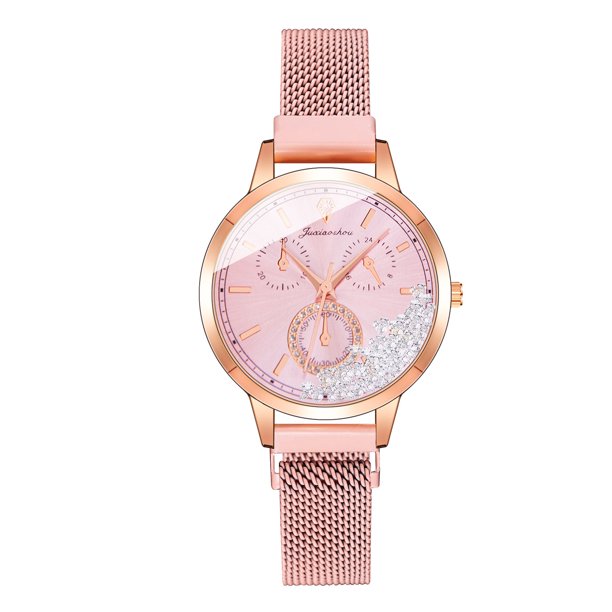 Reloj de moda para mujer, reloj de acero inoxidable, vestido informal, joyería de cristal para muñeca Wmkox8yii gfajkfgbkjabf430