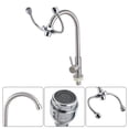 thumbnail image 2 of Eye Wash Station with Covers Faucet Mounted Eyewash Station Sink Attachment, 2 of 3