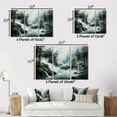 thumbnail image 4 of Designart "Cascading Waters in the Storm II" Landscapes Floater Framed Wall Art Living Room, 4 of 7