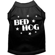 Pet Dog Cat Shirt Screen Printed, "Bed Hog"