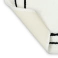 thumbnail image 4 of Mohawk Home His Knitted Plush Pile Washable Polyester Non-Slip Bath Mat, White and Black, 1'5" x 2', 4 of 8