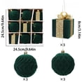 thumbnail image 3 of Christmas Tree Decoration Plastic Ornament Set Hanging Xmas Tree Ball for Xmas Holiday Wedding Party Christmas Ornaments (9 pcs), 3 of 6