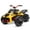 Yellow, variant on 12V Kids Ride On ATV Car, MUKIDY 2 Wheeler Motorcycle Electric Vehicle ATV with LED, Music,Ride on Car Toy for Boys and Girls -Red