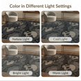 thumbnail image 7 of ODIKA 6'x9' Washable Area Rug Non-Slip, Chair-Friendly, Monochrome Serpent and Skull Floral Design Gothic Inspired with Intricate Botanicals for Dining Room, Under Table, Office Décor, 7 of 7