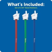Learning Resources Hand Pointers, Set of 3 - Pointer Finger Stick, Pointers for Classroom