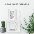 thumbnail image 4 of CTDream Simple Rustic Farmhouse Kitchen Decor 11oz. Ceramic Coffee Tea Mug Gift, Best Man, 1-Pack, Wedding Thank You Gift Ideas, 4 of 7