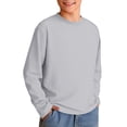 thumbnail image 2 of KAUOD Kids Cotton Thermal Shirt Long Sleeve Crew Neck Plain Undershirts Boys Girls Winter Soft Pullover Sweatshirts Tops, 2 of 9