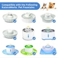 thumbnail image 3 of Cat Water Fountain Pump 40db Super Silent Cat Fountain Replacement Pump Auto Power Off Pet Water Fountain Pump IP68 Waterproof DR-DC160 Replacement Pump, 3 of 9