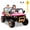 Pink, variant on 24V 2 Seater Ride On Dump Truck, Battery Powered UTV for Kids, Ride On Car Toys with Remote Control, EVA Tires, 4WD Electric Vehicle with Headlights for Boys & Girls, White