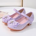 thumbnail image 2 of Quealent Girls Flats Sparkle Party Mary Jane Princess Dress Shoes Purple for Size 13.5, 2 of 7