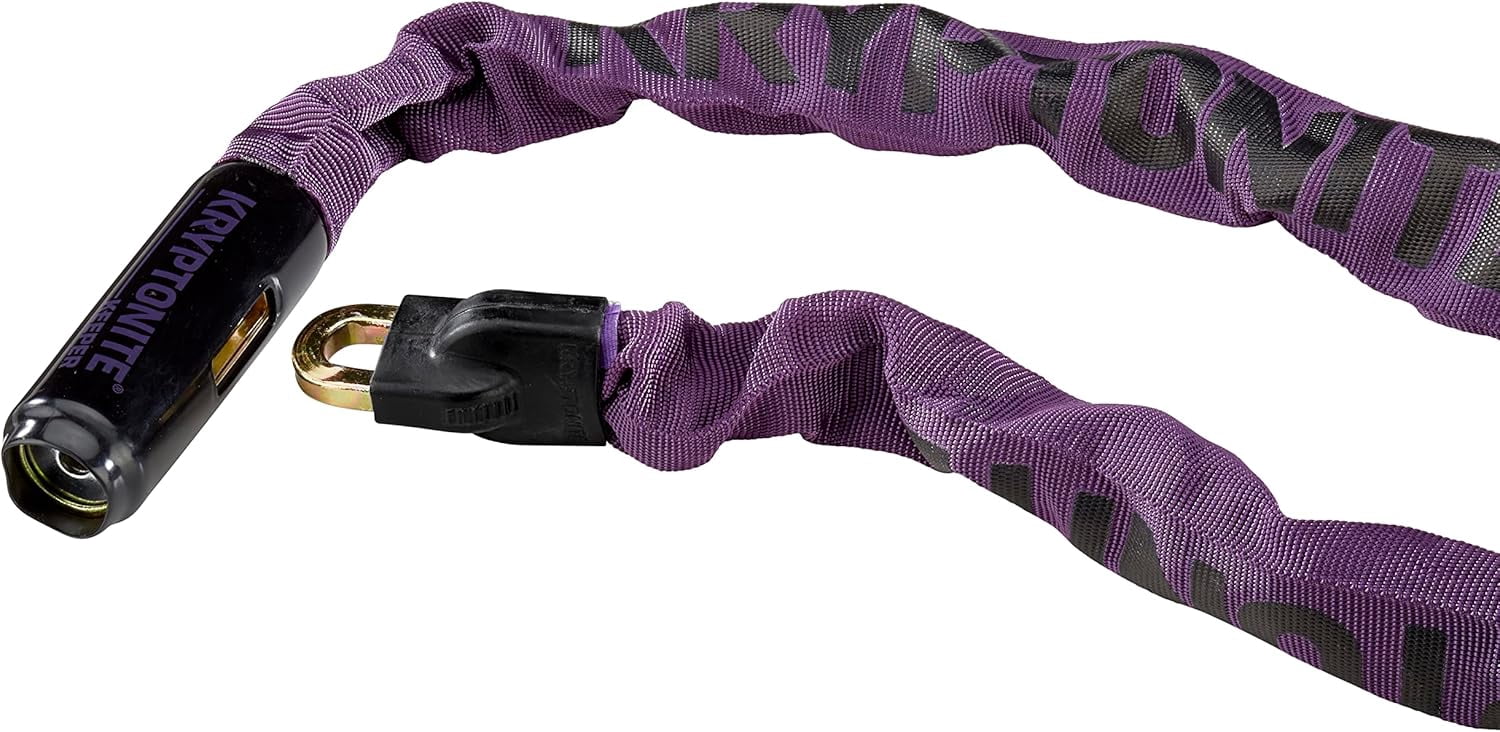 Bike Chain Lock, 2.8 Feet Long Heavy Duty Anti-Theft Bicycle Chain Lock with Keys for Bike, Motorcycle, Scooter, Bicycle, Door, Gate, Fence