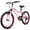 Pink, variant on Hykolity 20 inch Kids Mountain Bike,6 Speed Kid Bicycle Age 6-11 Year Old with Front Suspension Fork,Adjustable Seat Height,High-Carbon Steel,Purple