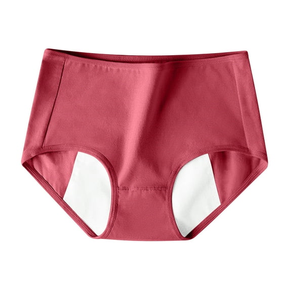 Ausyst Panties for Women Women Period Seamless Mid-waist Breathable Women's Physiological Underwear Briefs Clearance