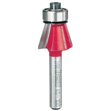UPC: 0008925380924 | Freud 40-100  15-Degree  Chamfer Router Bit With 1/4 Shank