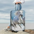 thumbnail image 3 of Lsque Horses Running Through The Water Printed Luggage Cover, Travel Luggage Protector,Scratch and Dirt Resistant, Fits 18-32 Inch Luggage - Large, 3 of 9