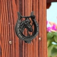 thumbnail image 1 of de puerta con forma de cabeza de caballo, resistente, para decoración del hogar, accesorios resistentes, herrajes para puertas exteriores,, 1 of 8