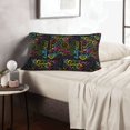 thumbnail image 6 of Pofeuu Color Summer Print Polyester Microfiber Plush Pillowcases, Super Soft and Cozy Pillow Case Covers with Envelop Closure（Pillow core not included）-16"x24", 6 of 6
