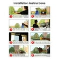 thumbnail image 7 of Window Privacy Film Heat Blocking, Window Tinting Film for Home Day and Night Privacy Film Reflective Sun Blocking Heat Control Nighttime Anti UV Non-Adhesive (Gray-Silver, 15.7 x 78.7 in), 7 of 7