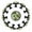Multicolored 10, variant on 12 Pcs Cabinet Knobs Green Tree of Life Indian Forest, Round Crystal Glass Drawer Dresser Wardrobe Handles Pulls Door Cupboard Hardware Knob with Screws for Home Kitchen