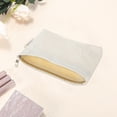 thumbnail image 3 of Unique Bargains 1 Pc Portable Bow Makeup Bag Polyester White 7.48"x1.18"x4.72"(L*W*H), 3 of 5
