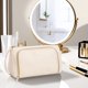 thumbnail image 5 of Almacenamiento para Mujeres Bolsas Maquillaje Portátiles Gran Capacidad Pu Casual Cuero, 5 of 7