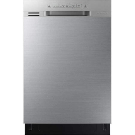 SAMSUNG DW80N3030US Front Control 51 dBA Dishwasher with Hybrid Interior in Stainless Steel