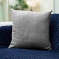 thumbnail image 4 of Herringbone Stripe Cotton Cushions Set of 2 Poly Filled With Zipper Machine Washable, 4 of 4