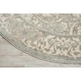 thumbnail image 6 of Nourison Euphoria Floral Grey 5'3" x ROUND Area Rug, (5 Round), 6 of 8