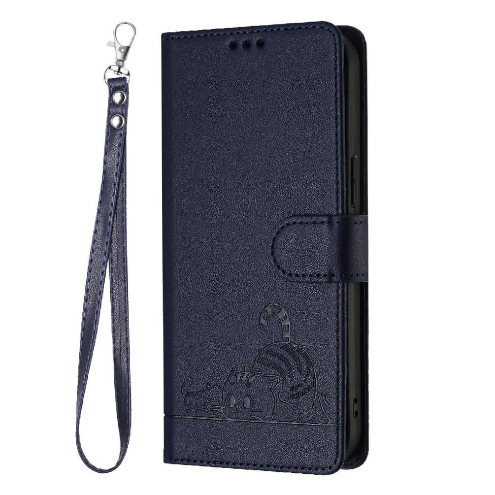 Flip case for GANGXUN BLU View 5 Wallet Case with Kickstand, Card Slots, RFID Block, Cat Design