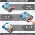 thumbnail image 3 of BZSMCE Digital Food Scale Kitchen Scales Creatively Seashells on Sunny Beach Pattern Baking Cooking Keto and Meal Prep, with LCD Display, 3 of 7