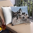 thumbnail image 1 of Ahgly Company Animals Penguin Coussin Extérieur, 18 Pouces par 18 Pouces, 1 of 6