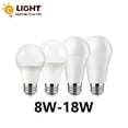 thumbnail image 2 of Lámpara Led brillante para sala de estar y hogar, bombilla A60 de 8W-18W, B22, E27, CA de 220V y 240V, 2 of 4