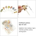 thumbnail image 2 of 48PCS Double Sided Zoo Animal Theme Dessert Muffin Cake Cupcake Toppers Picks Cake Decoration for Jungle Safari Themed Party, Baby Shower or Birthday Party Decoration, 2 of 6