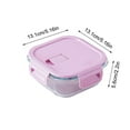 thumbnail image 3 of Boîte à Lunch Bento en Verre, Récipient Micro-Ondes Sûr, Résistant aux Chocs Thermiques, Préparation de Repas pour Étudiants de Bureau, Garde-Aliments Frais, Lave-Vaisselle Sûr, Stockage Étanche, Récipient Alimentaire Réutilisable Chauffant, 3 of 6