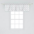 thumbnail image 2 of Ambesonne Vintage Window Valance, Bikes Hipster Retro, 54" X 18", Soft Pink Blue, 2 of 3