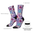 thumbnail image 4 of Cauagu Cute Nautical Print Crew Socks for Women and Men,Adult Athletic Running Socks 1-Pair Sports Socks Work Gear Socks with Moisture Wicking, 4 of 6