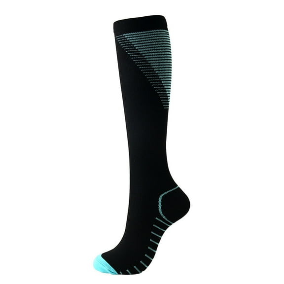 Uooqdmx Compression Socks, Compression Running Socks, Workout Socks, Outdoor Sports Compression Socks, Cycling Socks, Blue L/XL