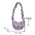thumbnail image 4 of Bolsas cruzados ligeros para mujer, Bolsas plisados, Bolsas laterales, Bolsa de mensajero informal Sywqhk Para Estrenar, 4 of 4